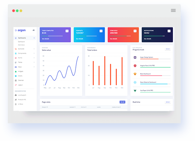 Django Dashboard - Argon Dashboard PRO Design | AppSeed