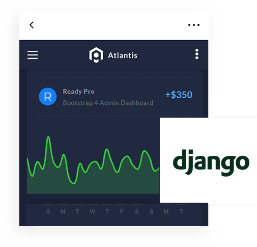 Django Dashboard - Atlantis Dark PRO | AppSeed