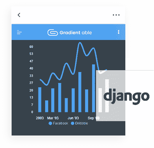 Django Framework - The backend used by Gradient Able PRO Web App.