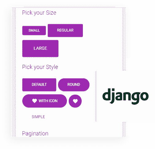 Flask Framework - The backend used by Django Material Kit2 PRO Web App.